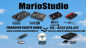 Transfer casete video pe dvd