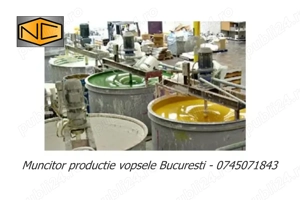 Angajez lucrator necalificat in productie de vopsele