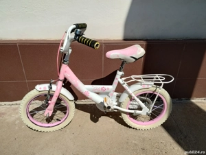 Bicicleta pentru Fetițe Roți Pe 14 Inch Din aluminiu - imagine 2
