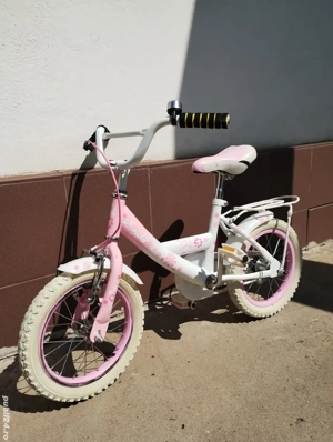 Bicicleta pentru Fetițe Roți Pe 14 Inch Din aluminiu - imagine 4