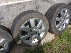 Jante aliaj + cauciucuri  - imagine 2