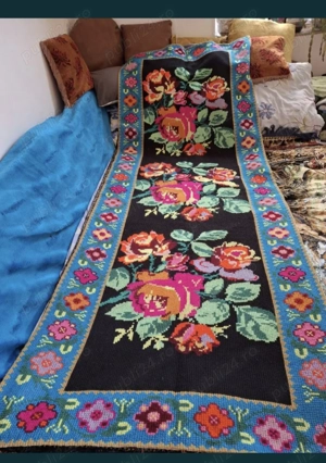 Cuvertura cusuta manual ani 1950