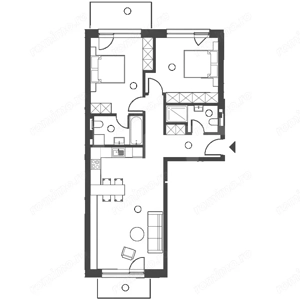 Comision 0 ! Somesului 15, Apartament 3 camere, Semicentral, 2 bai, 79mp. - imagine 2