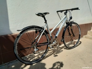 Bicicleta Din Aluminiu Fitness Roți Pe 28 Inch ,24 Viteze Full Shimano Furcă Pe Telescop - imagine 5