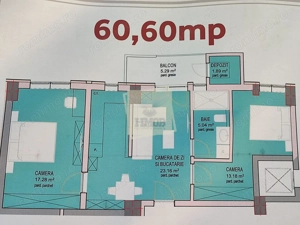 Apartament cu 3 camere balcon boxa si loc de parcare pe Doamna Stanca - imagine 4