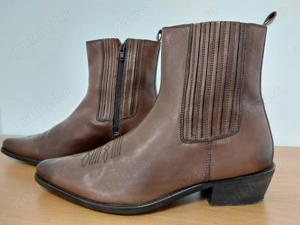 Cowboy Boots piele naturală - branț 30cm (măsura 46. 12 US)