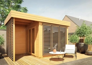 Căsuțe din lemn pentru grădină cu izolație completă   Utilizabile tot anul