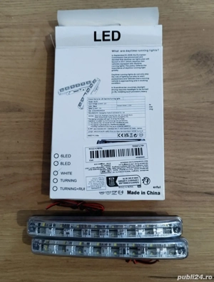 Set lumini de zi led auto, nou! - imagine 5