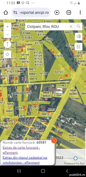 Vand teren intravilan,la DN1,Ciolpani - imagine 4