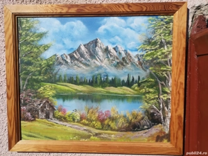 Tablouri pictate în stil Bob Ross, de vânzare, 350 RON bucata - imagine 2