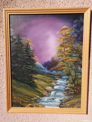 Tablouri pictate în stil Bob Ross, de vânzare, 350 RON bucata - imagine 4
