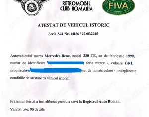 Mercedes-Benz S124 230TE Retromobil,  Reconditionat  - imagine 7