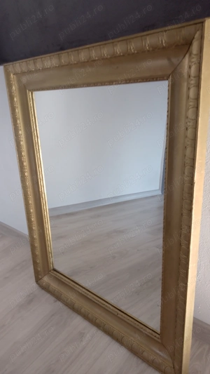 Oglinda mare lemn masiv sculptata