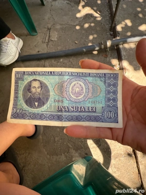 vand bacnota veche de 100 de lei 