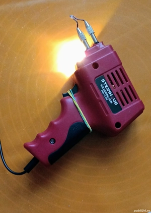 Pistol de lipit cu cositor, funcțional 