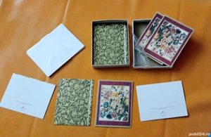 Cutie cu 12 felicitari, 6 plicuri englezesti