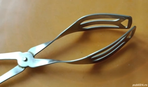 Clește din inox de luat alimente - imagine 3