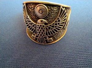 Vand inel ghiul din argint vultur ochiul lui Horus.