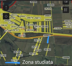 Vând teren extravilan   Beclean, zona Hergheliei