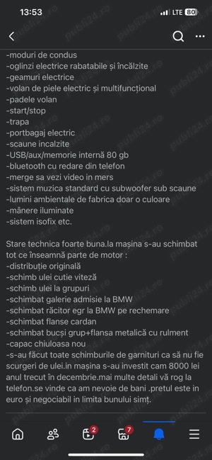 Vând BMW 525xdrive motor 2.0  - imagine 10