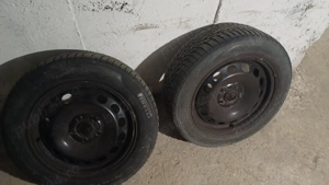 Jante auto vw ,seat  5×112   pe 16 originale + cauciucuri  - imagine 7