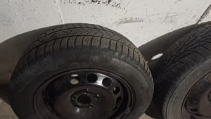 Jante auto vw ,seat  5×112   pe 16 originale + cauciucuri  - imagine 5