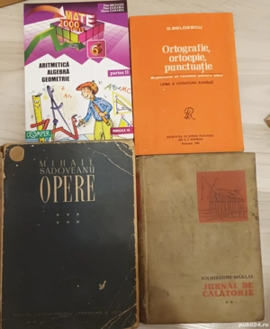 Cărți. Titlurile se pot vedea în poze