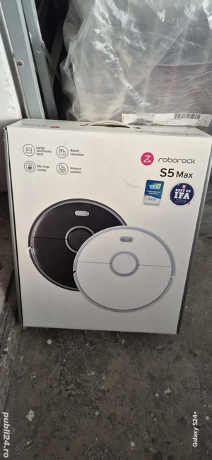 Aspirator programabil Roborock S5 Max negru - imagine 3