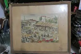  Constanta (Tantzi) Tanti Demetriade-Stefan Targ de flori George Cosbuc