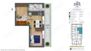 Apartamente garsoniere de vanzare, prima linie la mare, Costinesti-Epava - imagine 8