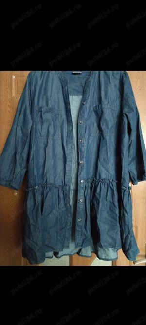 Cămașă denim subțire 