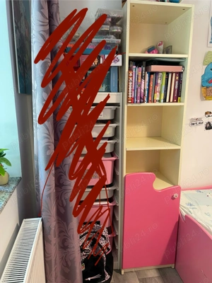 Mobilă roz copii second hand 