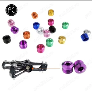 Capacele ax pedale bicicleta aliaj aluminiu Cnc protectie rulmenți cursiera mtb antipraf antiruguna