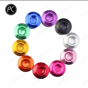 Capacele ax pedale bicicleta aliaj aluminiu Cnc protectie rulmenți cursiera mtb antipraf antiruguna - imagine 4
