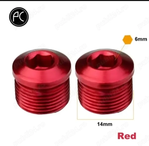 Capacele ax pedale bicicleta aliaj aluminiu Cnc protectie rulmenți cursiera mtb antipraf antiruguna - imagine 5