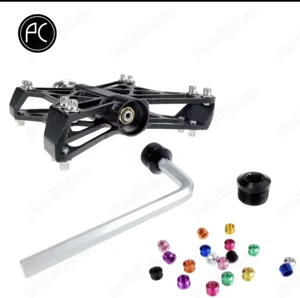 Capacele ax pedale bicicleta aliaj aluminiu Cnc protectie rulmenți cursiera mtb antipraf antiruguna - imagine 3