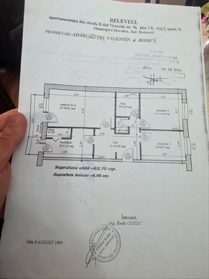 Apartament 3 camere,Dorohoi, bulevardul Victoriei  - imagine 8