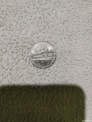 Vînd 3 monede de 1 leu din 1966 Republica Socialistă România preț 3000lei tote trei - imagine 4