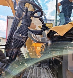 excavator pe roti cale ferata CASE 788 - imagine 7