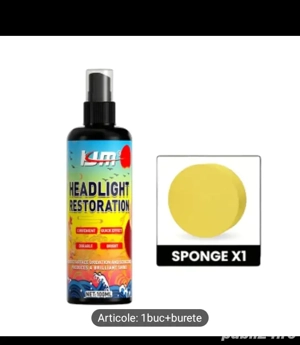 restaurare faruri si plastic/cauciuc - imagine 3