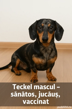 Teckel mascul, 2 ani, în căutare de familie iubitoare!