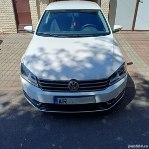Vand Vw Passat B7 alb ,an 2013 - imagine 3