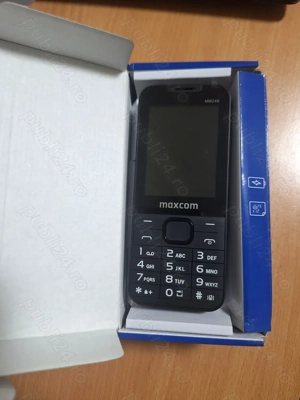 Telefon Mobil GSM 4G Dual Sim Maxcom MM248 Black - imagine 3
