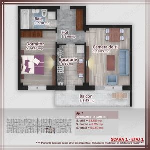 Apartament 2 camere Gura Calitei