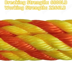 Sfoara remorcare Tow Rope w/Hooks 14 ft. 4.2 Metri - imagine 2