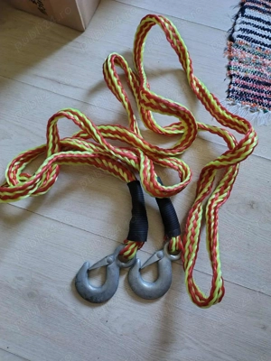 Sfoara remorcare Tow Rope w/Hooks 14 ft. 4.2 Metri - imagine 3
