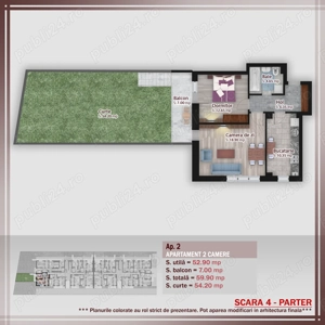 Apartament Nou cu gradină 