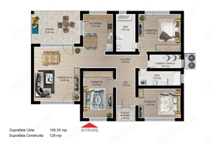 Casa individuala din caramida 4 camere Cartier Izvor Tarlungeni Brasov - imagine 7