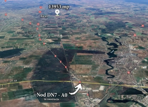 Teren intravilan 13953 mp Răcari lângă Pădurea Măriuța - oportunitate investiție