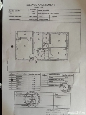 Vand apartament cu 3 camere 